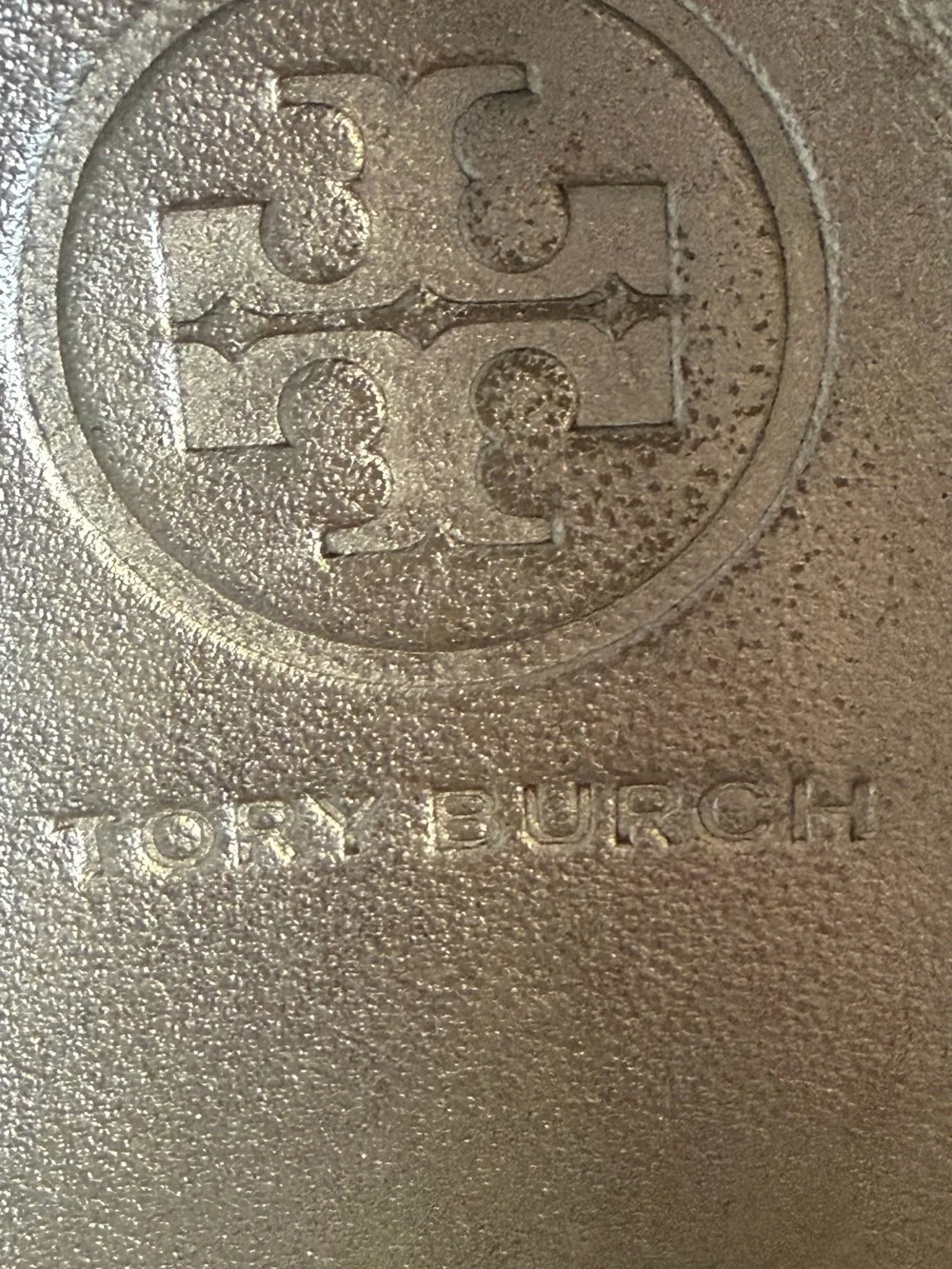 Tory Burch White Leather Sneakers with Gold Sequin Panel